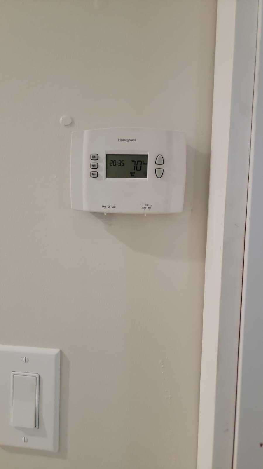 Thermostat Installation — Houston TX